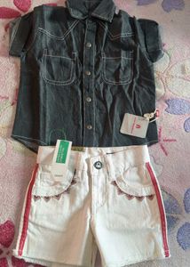 Shirt With Short For Kids