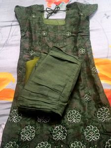 Small Size Embroidery Kurti Set