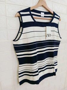 Striped Sleeveless Top