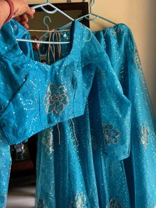 Self Design Lehenga Choli With Dupatta