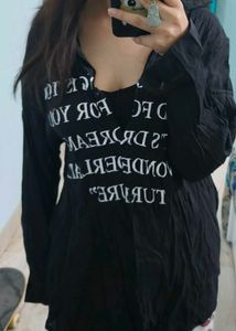 Emo Oversized Translucent Shirt