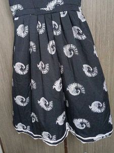 Black Printed Dress