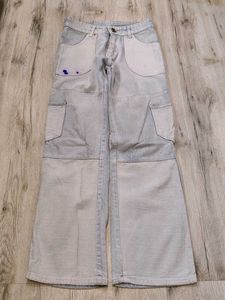 Sc9801 Tumex Cargo Bootcut Jeans Waist 26 Inches