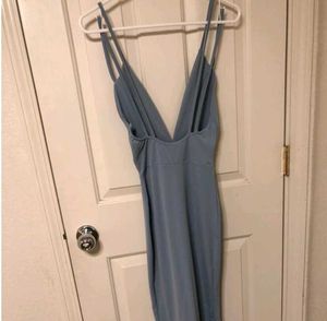 sky blue bodycupid dress