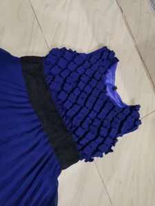 Royal Blue Ruffle Dress