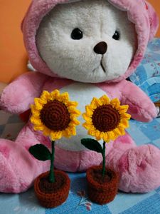 Crochet Flower Pot 🎀✨
