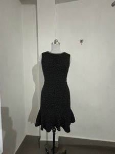 Sparkly Black Mini Dress