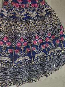 Ethnic gown kids heavy embroidery and mirror work