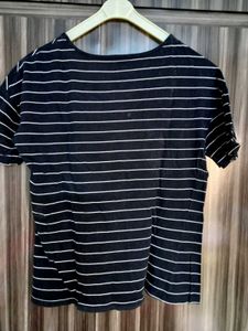 Striped Black &amp; White Tee