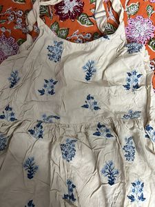Beige Sleeveless Top