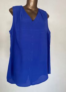 2Combo Of Grey Party Dress And Blue BackButton Top