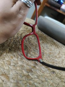 Vincent Chase Red Rectangle Eye Glasses
