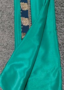 Blue Border Silk Saree