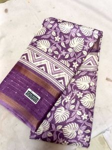 New Fresh Party Wear Sarees With Sequence Border