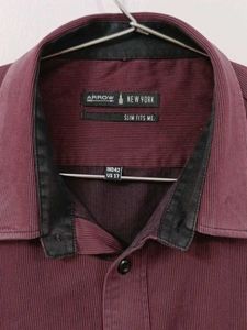 Maroon Casual Shirt