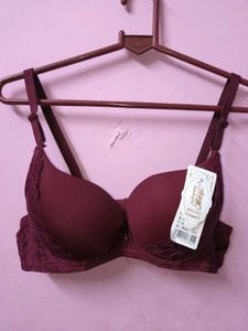 New with tag Burgundy Lace Bra