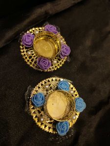 Floral Tealight Holders (Set of 2)
