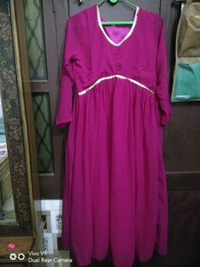 New Gown With Dupatta
