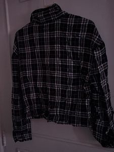 Cropped Button Up Shirt
