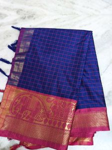Striped Purple Blouse