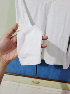 CHEMISTRY WHITE FULL SLEEVES TOP