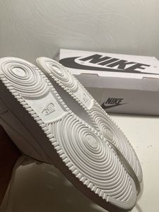 NIKE Ebernon Low Sneakers For Men (White, 9)