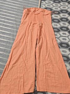 Peach Jumpsuit - Casual &amp; Chic