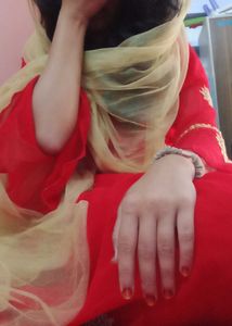 Red Golden Gown Duptta Heavy Xl Net Women