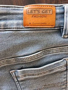 Gray Denim Jeans