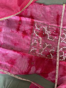 Pink Embroidered Kurta Set