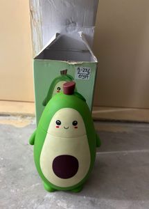 avocado glass water bottle for kids