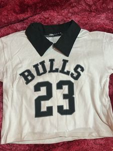 Collared Crop Top