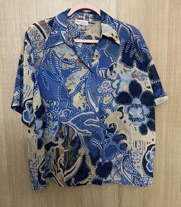 Bold Blue Abstract Shirt – Artistic Statement
