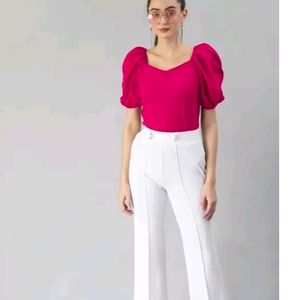 Pink Crop Top