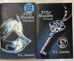 Fifty Shades of Grey, Darker &amp; Freed Novel By EL