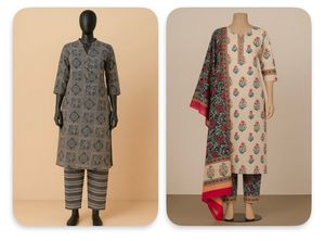 Combo Of 2 Kurta Pant Set