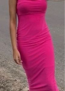 Forever 21 Pink Midi Dress