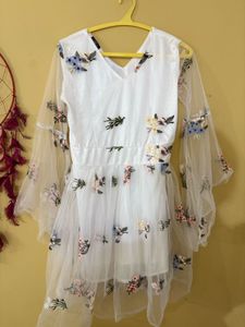 Floral Embroidered Dress