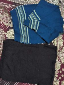 Cozy Sweaters - Blue &amp; Black