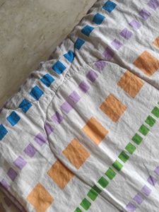 Colorful Striped Cotton Comforter
