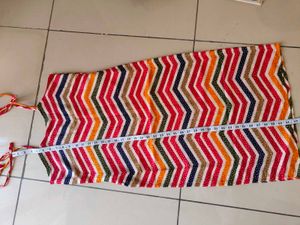 Colorful Chevron Sundress/ Multicolour Kurthi