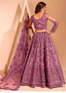 Elegant Lavender Lehenga Choli Set