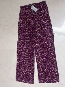 Tokyo Talkies Maroon Printed Pants - Size 32