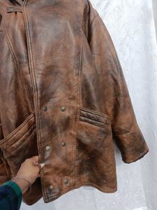 Vintage Premium  Brown Leather Jacket
