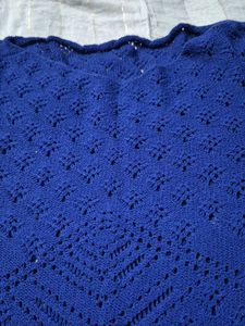 Cobalt Blue Knit Top