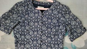 Floral Print Button-Down Top