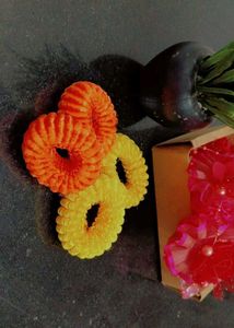 Pair Of Beautiful Hair Rubber Bands