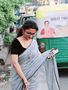 Cotton Blend Saree