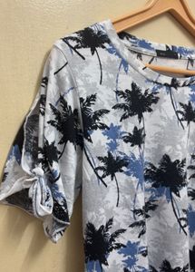 Palm Tree Print T-Shirt