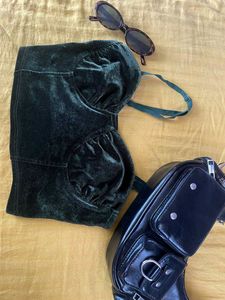 Emerald Green Corset Top